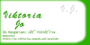 viktoria jo business card